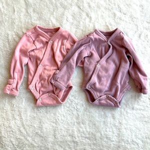 L’ovedbaby 100% organic cotton long sleeve onesies